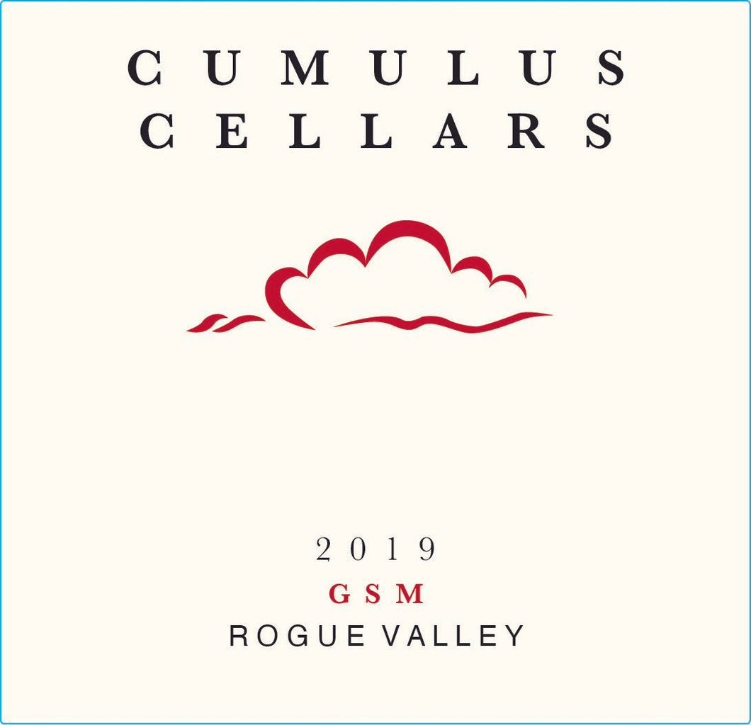 2019 Cumulus Cellars GSM -Rogue Valley, Southern Oregon - 195 Cases Produced